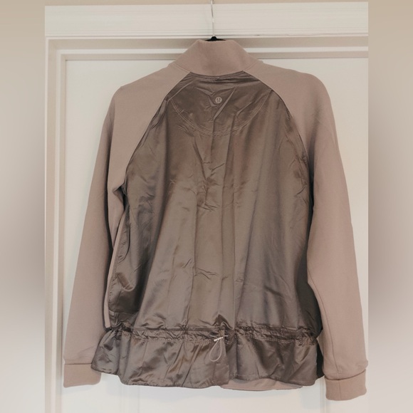 lululemon athletica Taupe Bomber Jacket - Picture 2 of 4